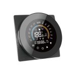   SmartWise WiFi-s okos termosztát, COLOR eWeLink app kompatibilis, 'A' típus (5A), fekete